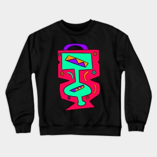 Funky Suitcase Totem Crewneck Sweatshirt